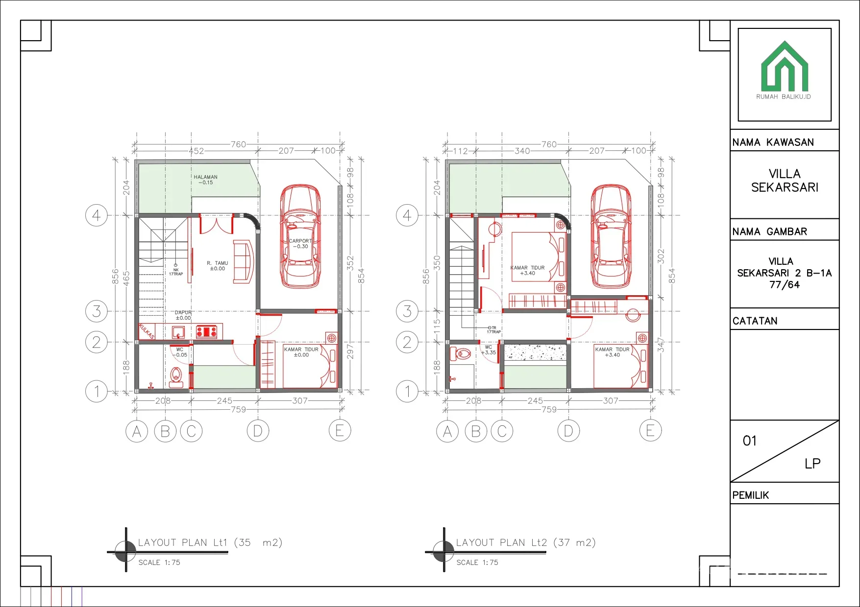 Villa sekarsari B 1A (26 ags) page 0001